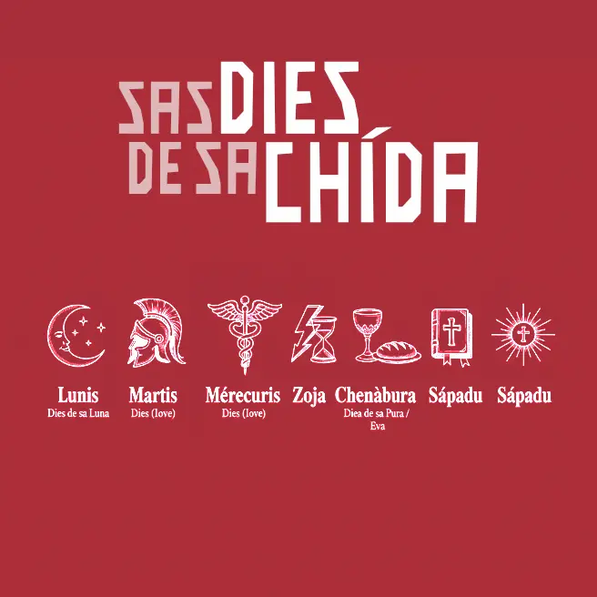 giorni della settimana in limba comuna sarda