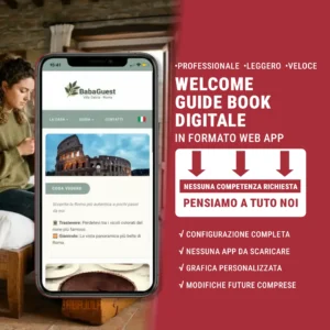 welcome book formato web app, professionale, rapido, leggero. Babajola