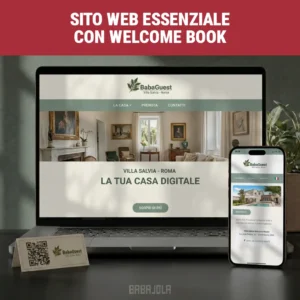 pacchetto per strutture ricettive: sito web + welcome book digitale