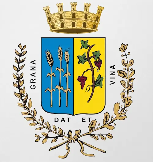 Stemma Gravina in Puglia - grana dat et vina